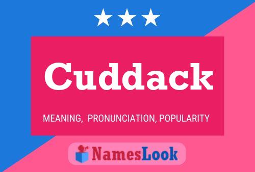 Cuddack Name Poster