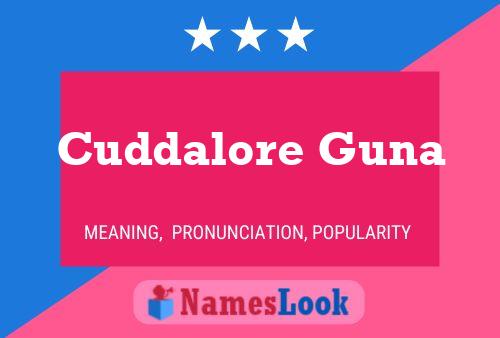 Cuddalore Guna Name Poster