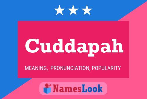 Cuddapah Name Poster