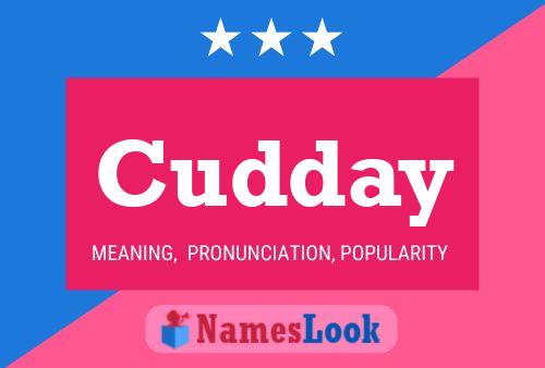 Cudday Name Poster