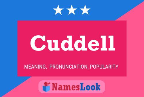 Cuddell Name Poster