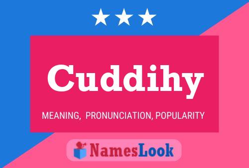 Cuddihy Name Poster