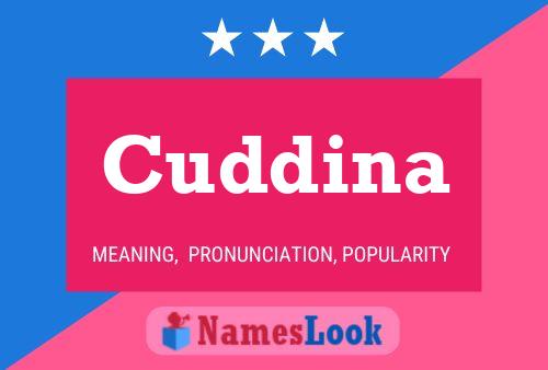 Cuddina Name Poster