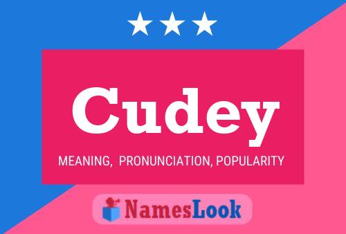 Cudey Name Poster