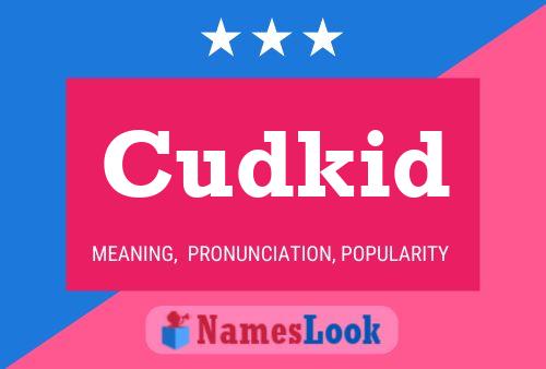 Cudkid Name Poster