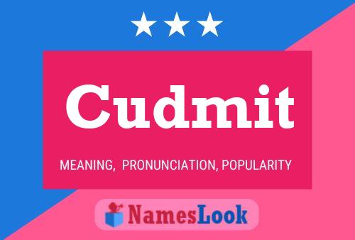 Cudmit Name Poster