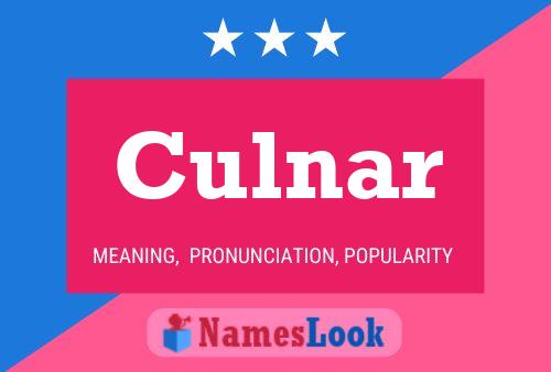 Culnar Name Poster