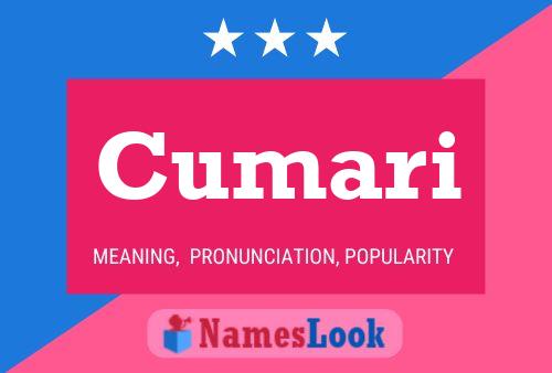 Cumari Name Poster