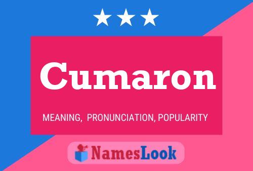 Cumaron Name Poster