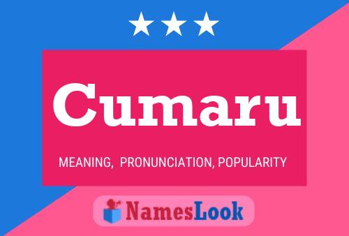 Cumaru Name Poster