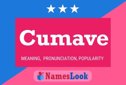 Cumave Name Poster