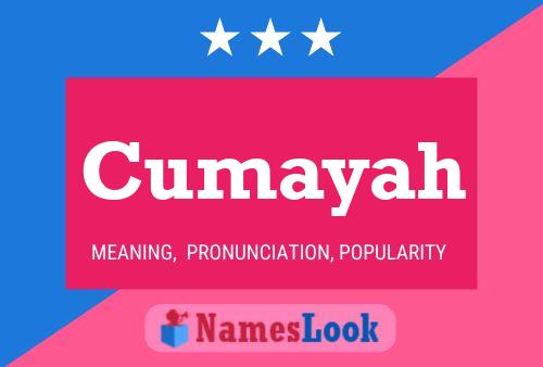 Cumayah Name Poster