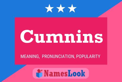 Cumnins Name Poster