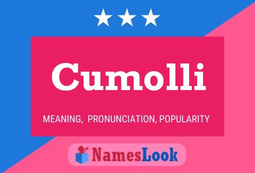 Cumolli Name Poster