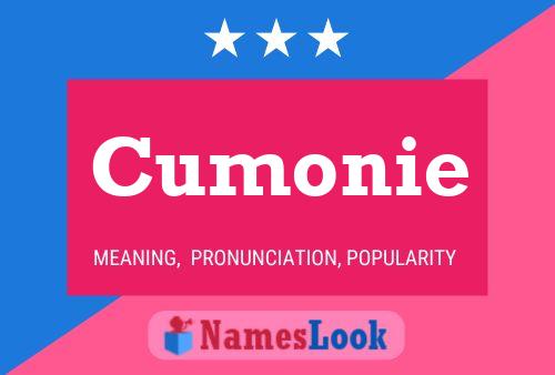 Cumonie Name Poster