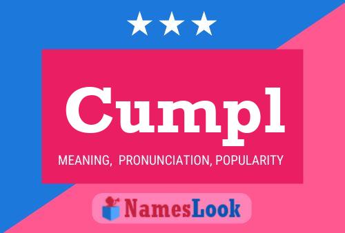 Cumpl Name Poster