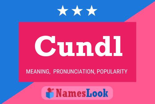 Cundl Name Poster