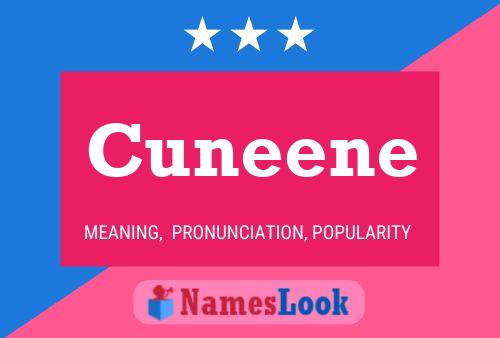 Cuneene Name Poster