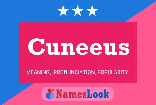 Cuneeus Name Poster