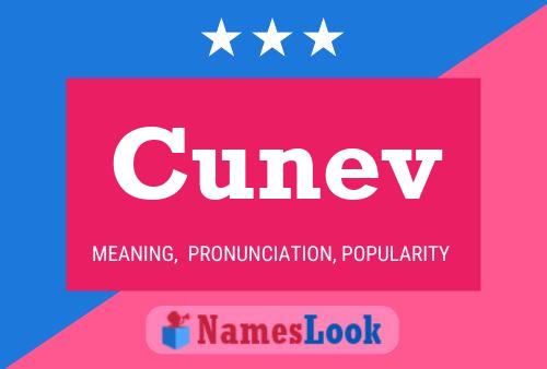 Cunev Name Poster