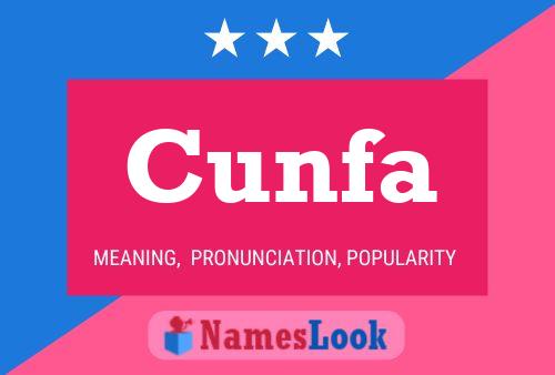 Cunfa Name Poster