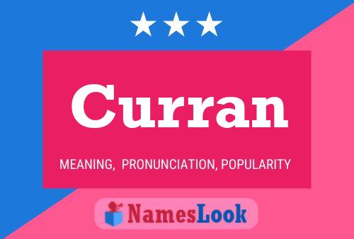 Curran Name Poster