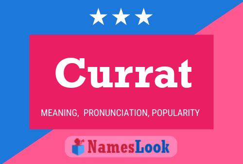 Currat Name Poster