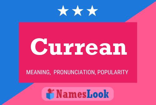 Currean Name Poster