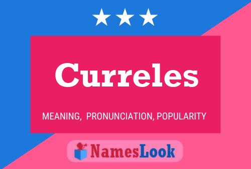 Curreles Name Poster