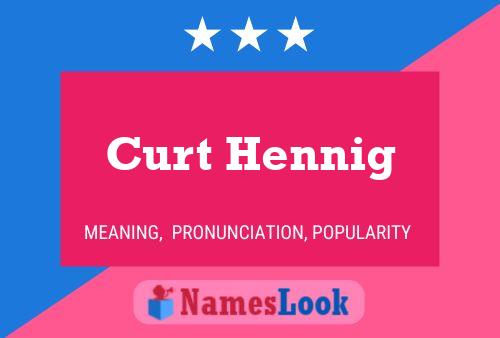 Curt Hennig Name Poster