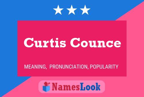 Curtis Counce Name Poster