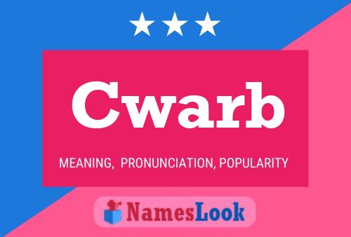 Cwarb Name Poster