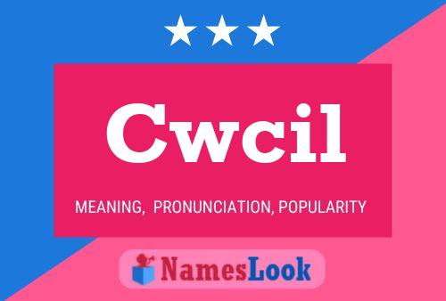 Cwcil Name Poster