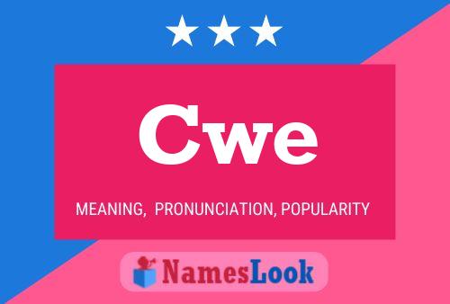 Cwe Name Poster