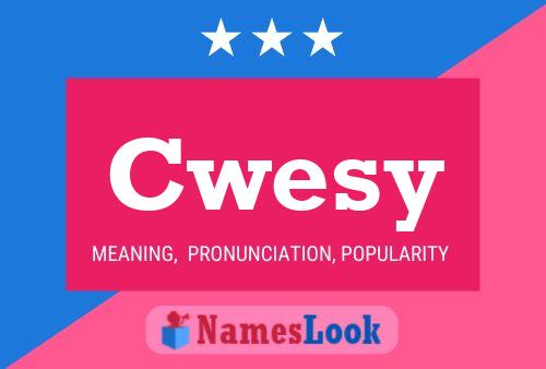 Cwesy Name Poster