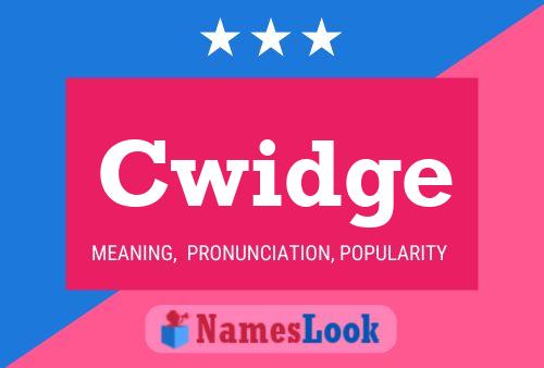 Cwidge Name Poster