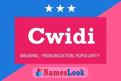 Cwidi Name Poster