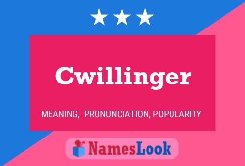 Cwillinger Name Poster