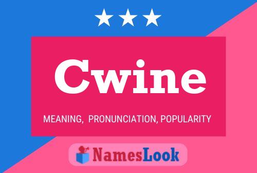 Cwine Name Poster