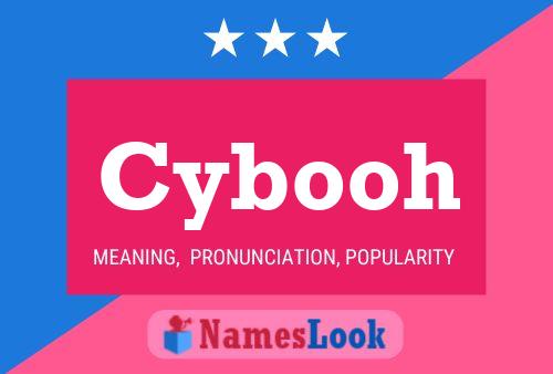 Cybooh Name Poster