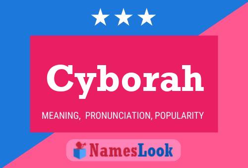 Cyborah Name Poster