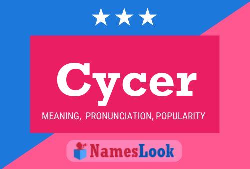 Cycer Name Poster