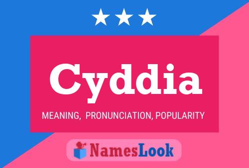 Cyddia Name Poster