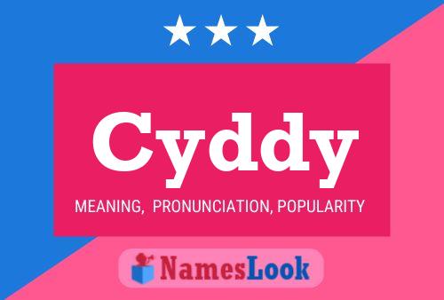 Cyddy Name Poster