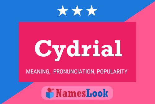 Cydrial Name Poster