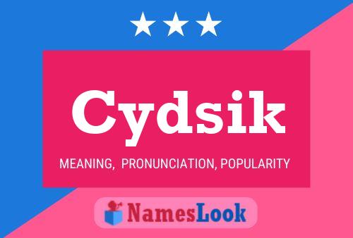 Cydsik Name Poster