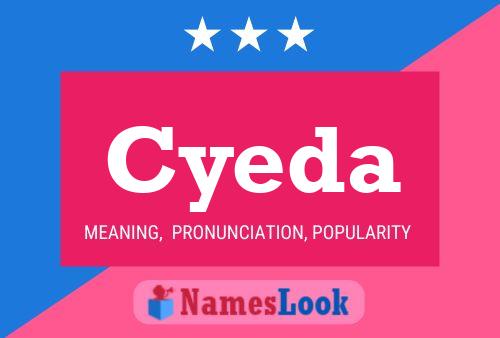 Cyeda Name Poster