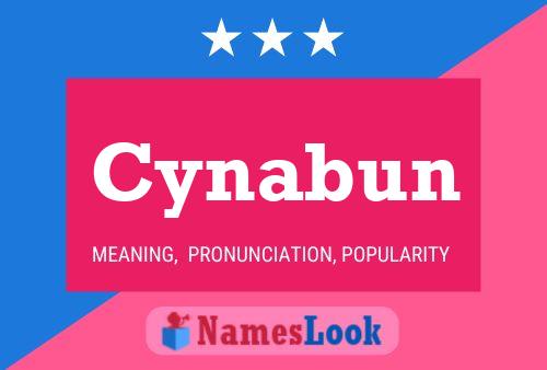 Cynabun Name Poster