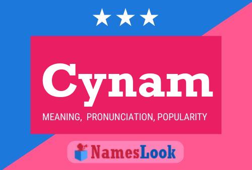 Cynam Name Poster