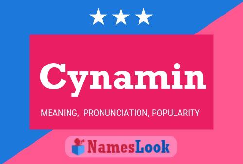 Cynamin Name Poster